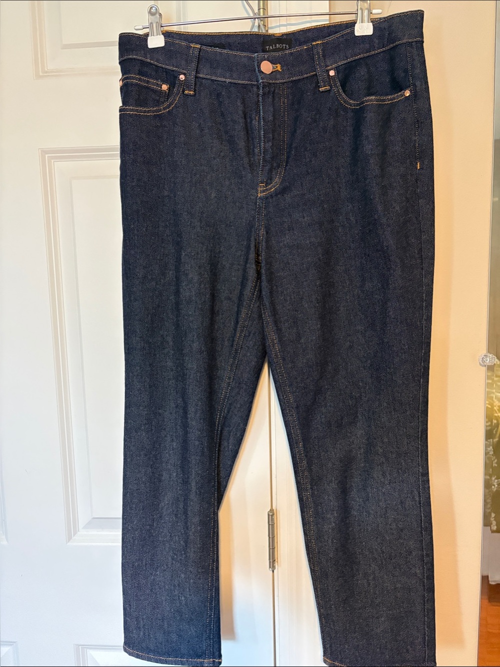 Talbots Dark Indigo Straight-Leg Jeans